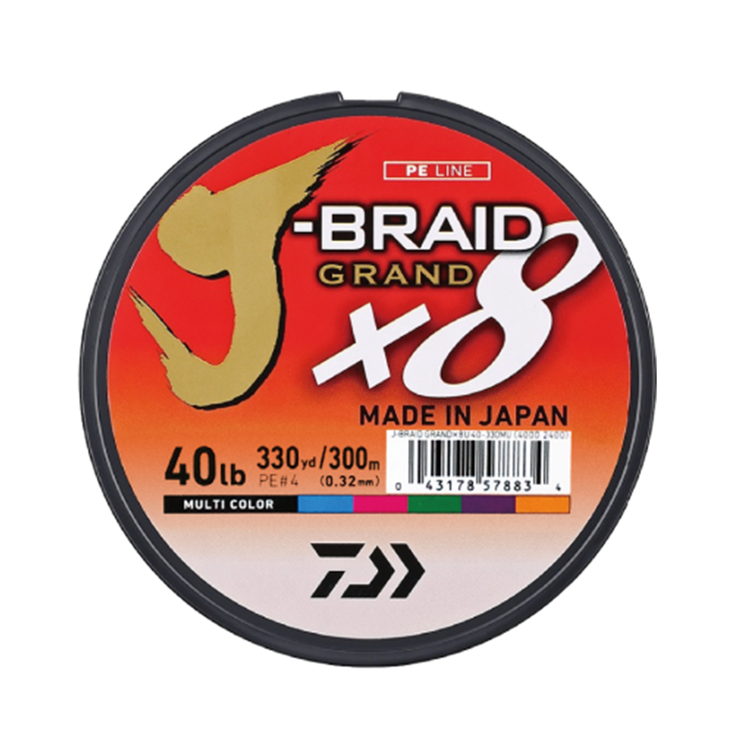 J-BRAID X8U - 5 MÀU